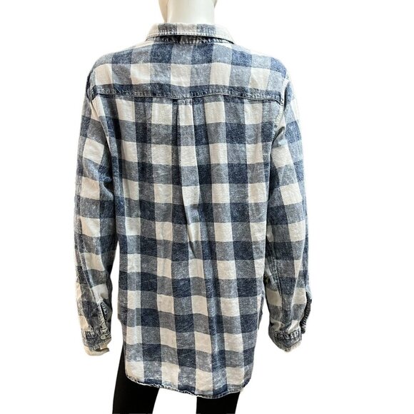 Dizzy Lizzy Checkered Long Sleeves Button Up Shirt Womens Size 1X (D10085) - Picture 4 of 10